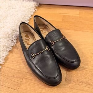 Sam Edelman Black Leather Loafers